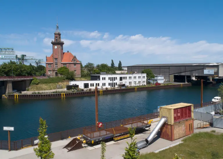 Das Hafenquartier rund um das alte Hafenamt und die Speicherstraße