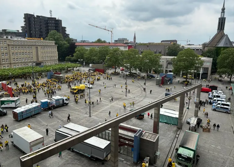 Blick auf den Hansaplatz