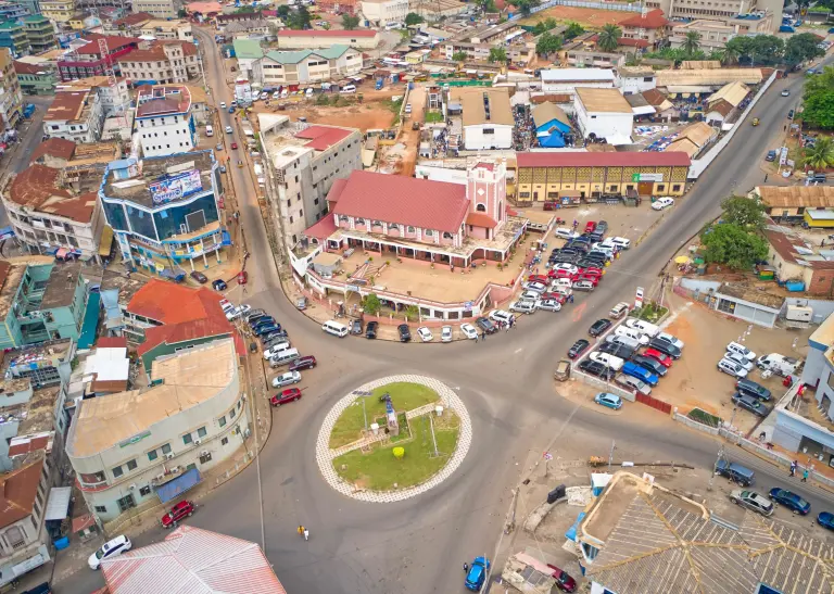 Strassenszene in Kumasi