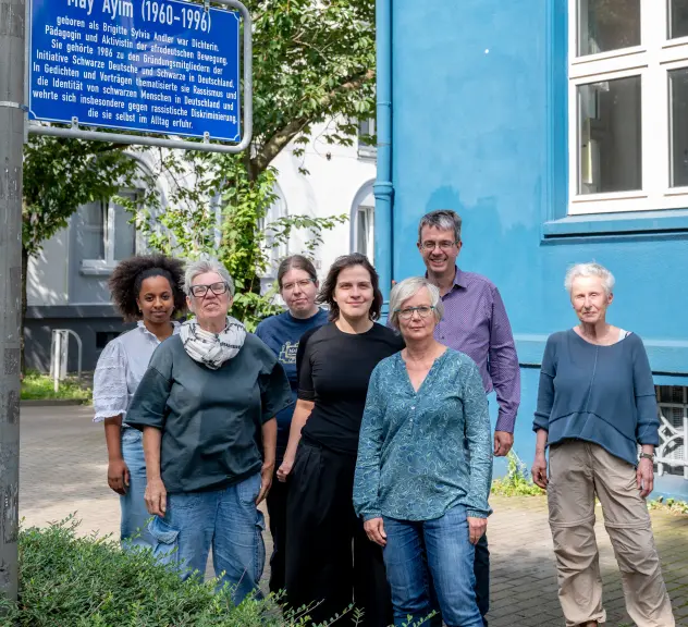 Bezirksvertretung bei der Umbenennung