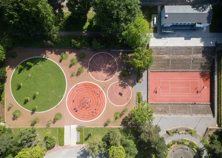 Viel neuer und sanierter Raum für Sport ist entstanden - hier der Bereich neben dem ehemaligen Tennisheim.