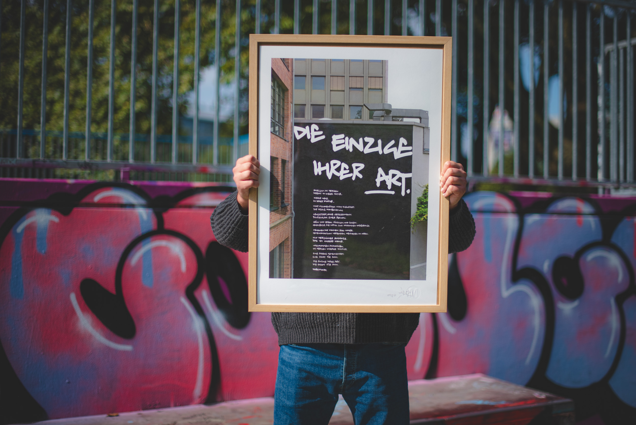 Kunstdruck "Die einzige ihrer Art"
