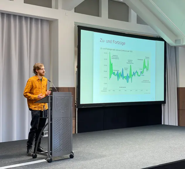 Tom Schlattmann von den Dortmunder Statistikern.