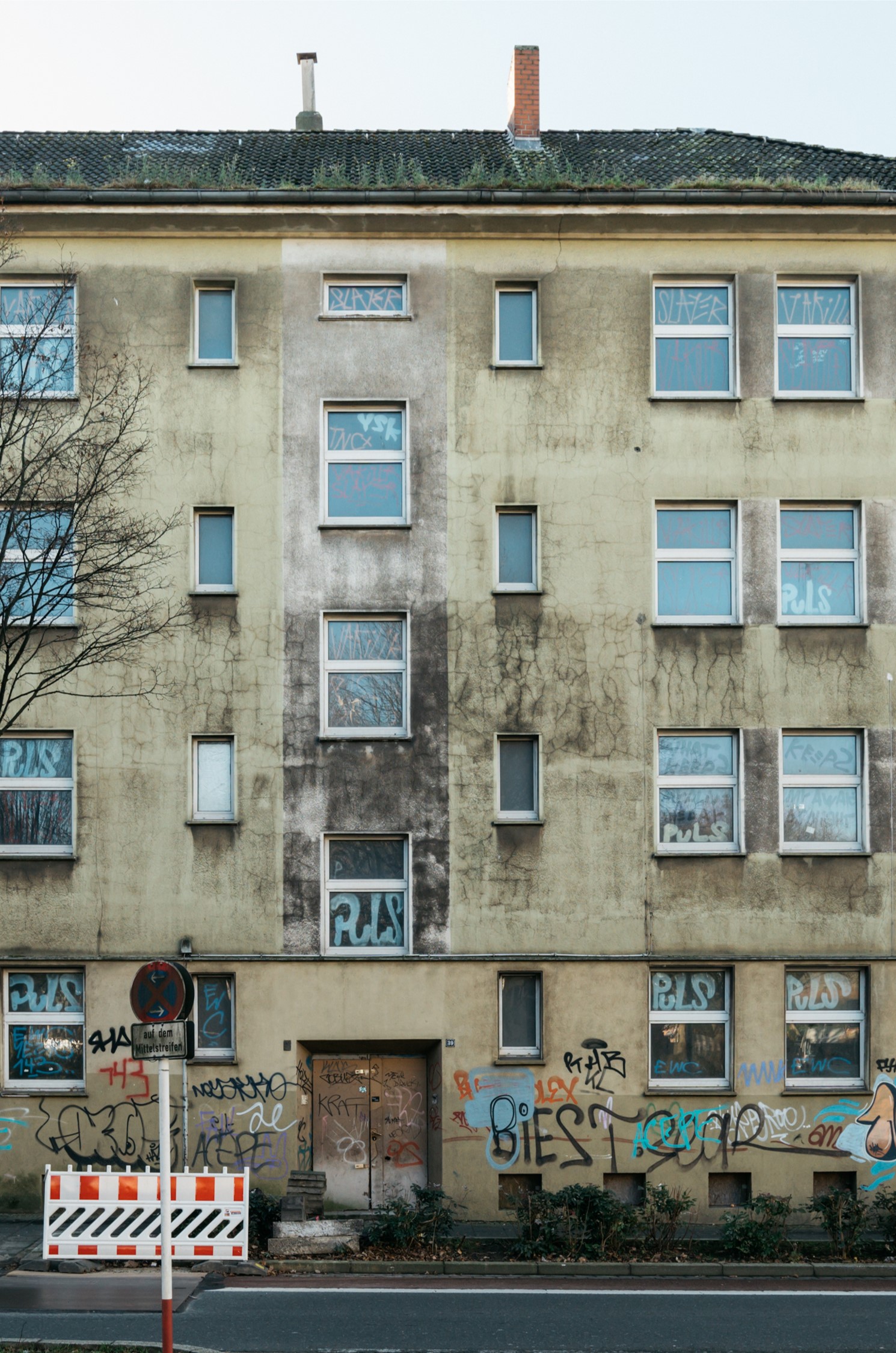 Das Wohnhaus an der Borsigstraße 39 vor der Sanierung.
