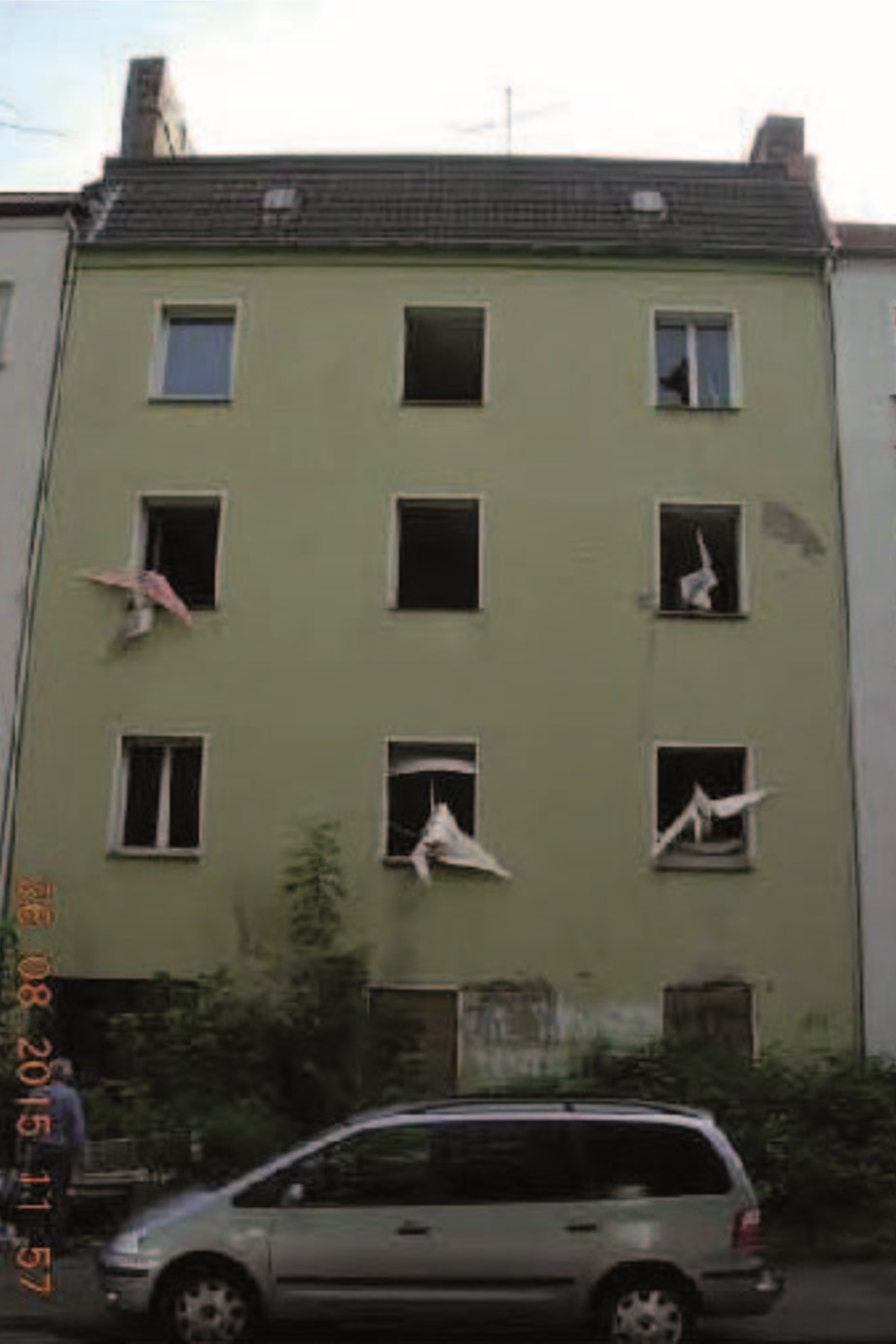 Das Wohnhaus der Flurstraße 11 in der Nordstadt Dortmund vor der Sanierung.