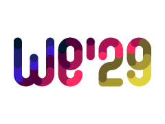 Ein Logo mit dem Schriftzug "we 29"