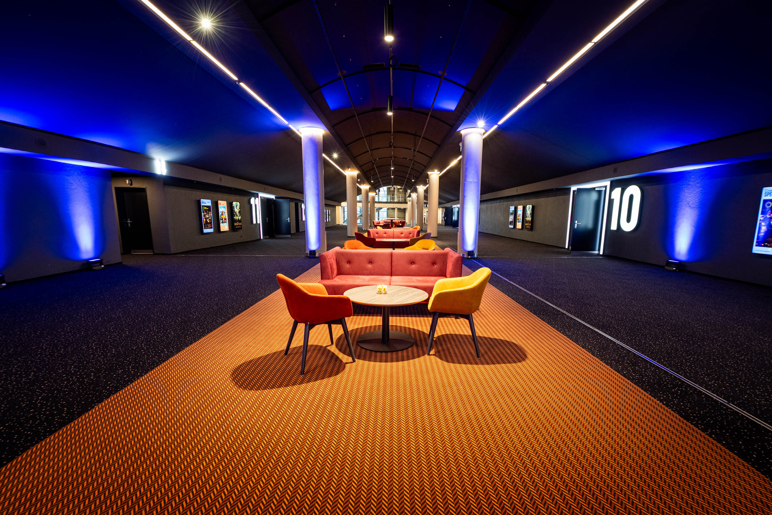 Innenraum des Cinestar