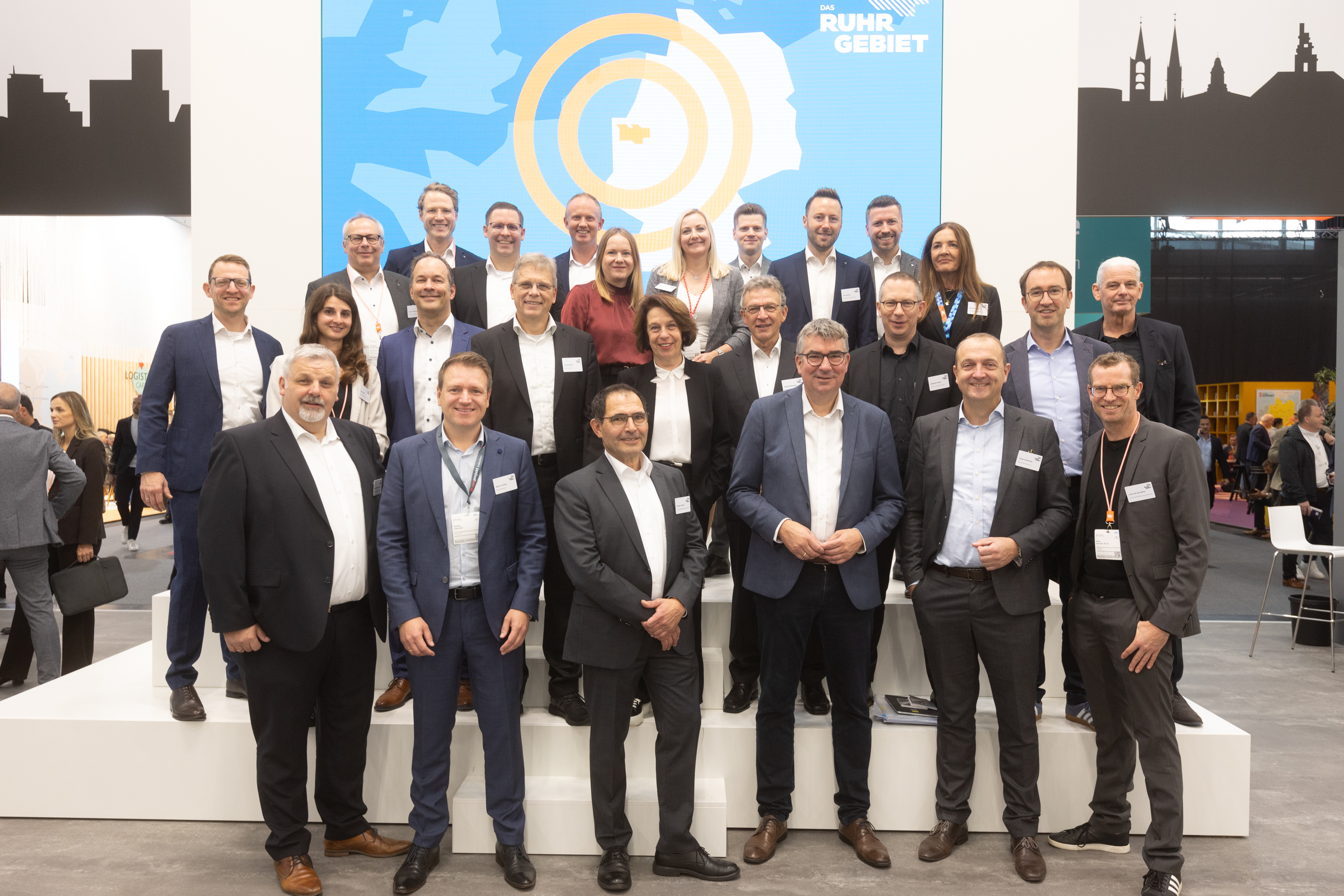 Dortmunder Delegation am ersten Messetag der Expo Real.