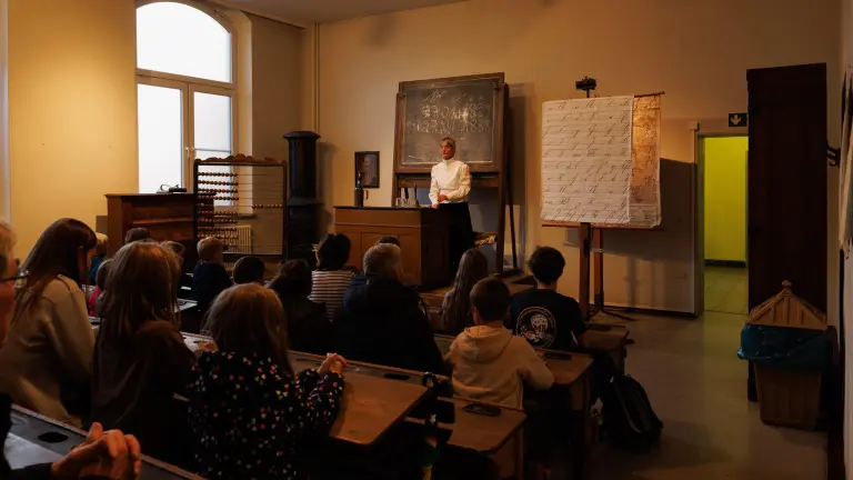 Das historische Klassenzimmer des Westfälischen Schulmuseums