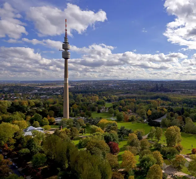 Westfalenpark Luftansicht