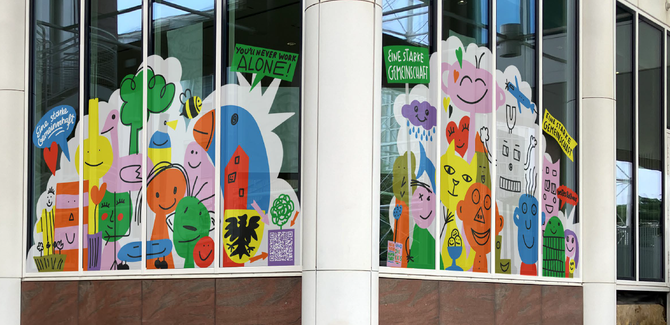 Collage am Rathaus in Dortmund