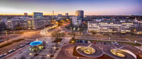 Morgenstimmung am Wall in Dortmund