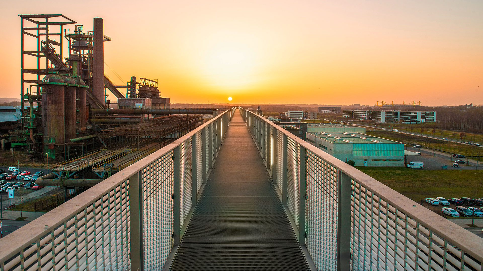 Skywalk auf dem Pheonix-West Gelände