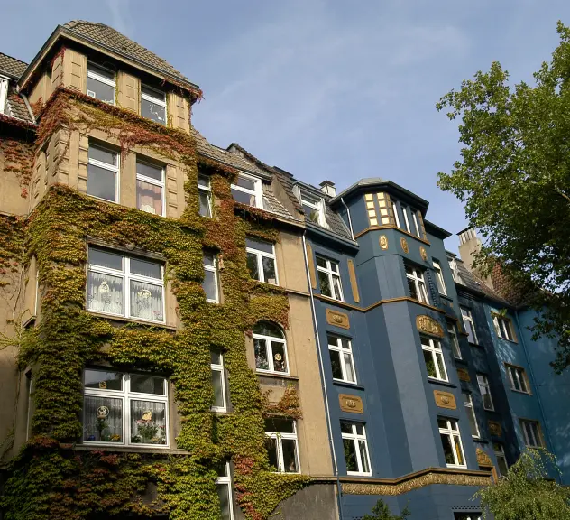 Architektur aus der Zeit um 1900 prägt das beliebte Kreuzviertel