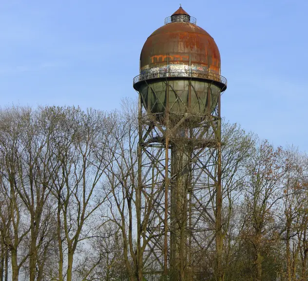 Das Lanstroper Ei ist ein schon aus der Ferne sichtbares Wahrzeichen des Stadtbezirks Scharnhorst.