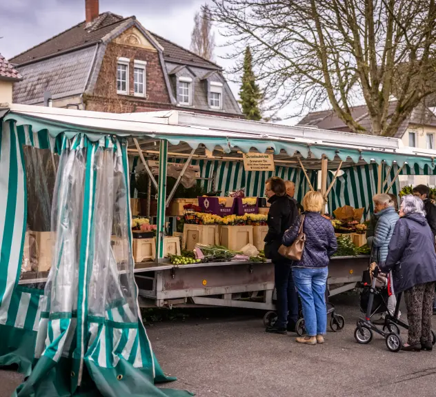 Wochenmarkt in Dortmund-Dorstfeld