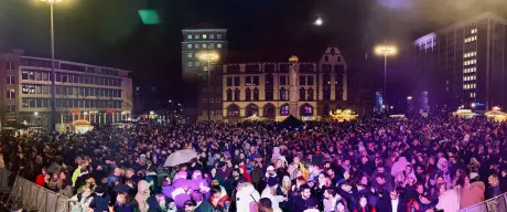 Silvester-Party auf dem Friedensplatz