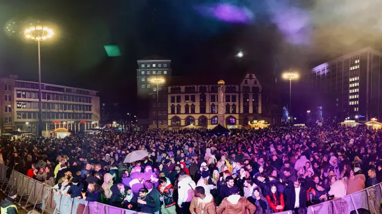 Silvester-Party auf dem Friedensplatz