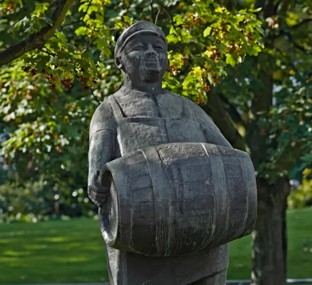 Artur Schulze-Engels. Bierkutscher. 1964