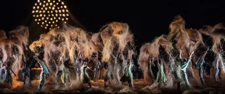 Szene aus dem Ballett "Ein Mittsommernachtstraum"