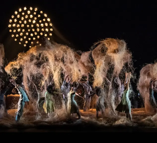 Szene aus dem Ballett "Ein Mittsommernachtstraum"